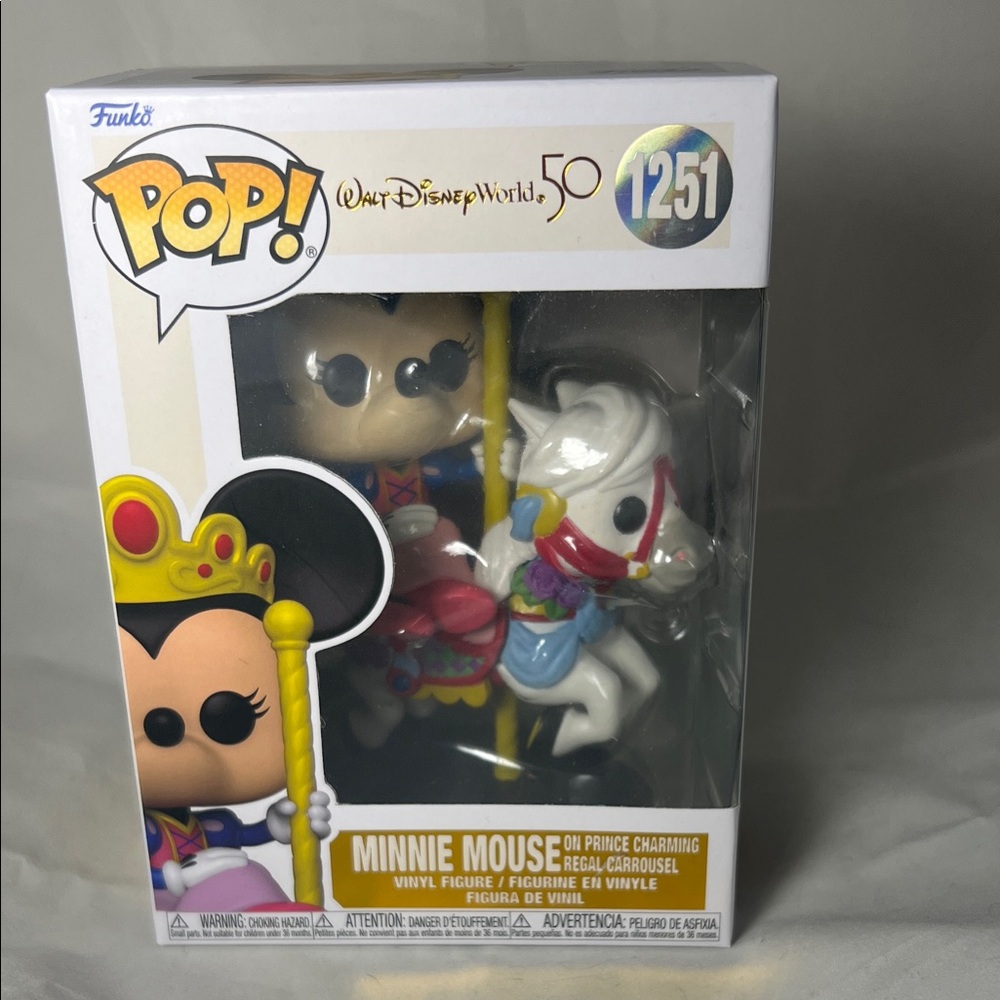 Funko Pop‎ Disney 50th Anniversary Minnie Mouse on Carousel Horse #1251